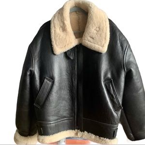 B-3 Leather Bomber Jacket. Made in USA!